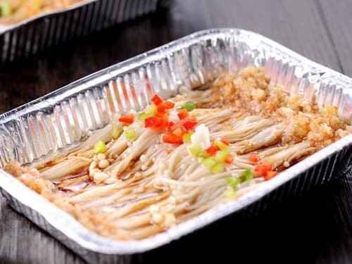 濠江锡纸烤金针菇